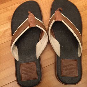 Men's Coach Flip Flops